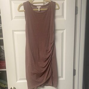 Leith Sleeveless Dusty Rose Mini Dress